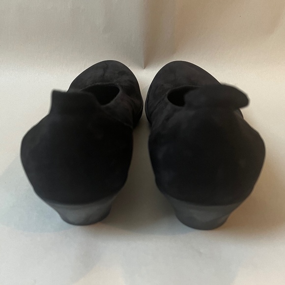 Arche Flava Black Nubuck Comfy France Suede Slip Ons Pumps Shoes‎ - Picture 6 of 9